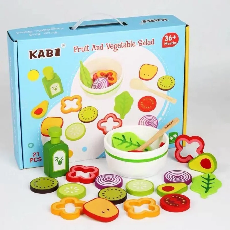 Ξύλινα Φρούτα και Λαχανικά 3+ - Kabi, fk-KABI-0077