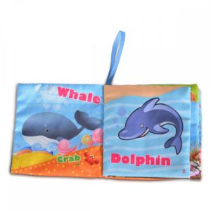 Moni Εκπαιδευτικό Μαλακό Βιβλίο Soft book Baby Ocean`s Park JL55 3800146266844 6m+, moni-108370