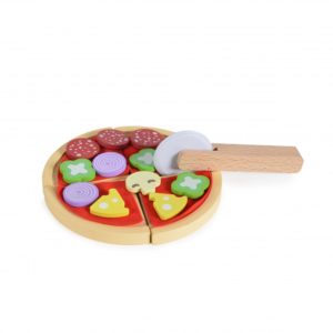 Ξύλινο Σετ Πίτσα 4221 22τμχ Wooden Pizza Playset 3800146223090 - Moni Toys, moni-109194