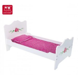Ξύλινο Κρεβάτι Κούκλας PH12B019 3800146222536 - Moni Toys, moni-109215