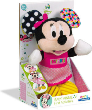 Baby Clementoni Disney Baby Βρεφικό Παιχνίδι Minnie Χνουδωτό-Κουδουνίστρα 1000-17164# 6m+, As Company, as-1000-17164