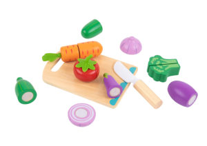 Ξύλινα Λαχανικά με Ξύλο Κοπής TK112 6972633373841# 3+ - Tooky Toy, ktp-TK112