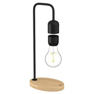 Designnest Levitating Light Bulb - Table Lamp - Μαγνητικό Αιωρούμενο Επιτραπέζιο Φωτιστικό Μαύρο, grg-DH0296WD-LEVLAP