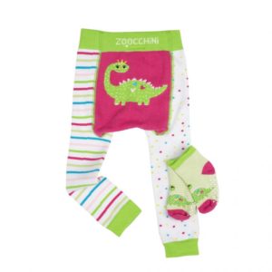 Grip+Easy Crawler Pants & Socks Set – Dinosaur - Zoocchini, bws-ZOO12514