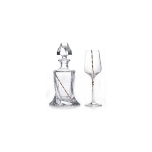 Ποτήρι Κρασιού ή Σαμπάνιας με Χρυσές Λεπτομέρειες 4638, nv-03.03000.1612