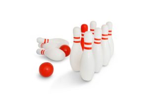 Bowling Red & White# - BS Toys, bws-GA148