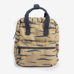 Mini Cotton Backpack Ochre Zebra - Minene, bws-11318002550OS