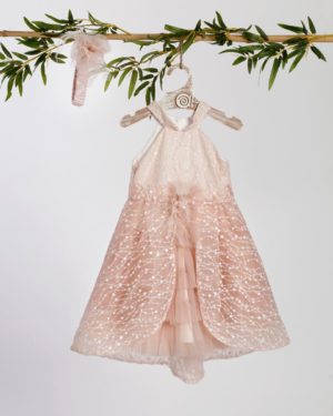 Βαπτιστικό Φορεματάκι για Κορίτσι Ροζ ΦΔ-2409, Lollipop, bls-24-FD-2409