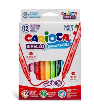 Μαρκαδόροι Carioca Birello 12 Χρωμάτων (41457)