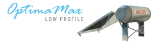 GAUZER 160/3m² Optima Max Low Profile Ηλιακός Θερμοσίφωνας Διπλής Ενεργείας