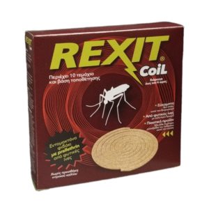 Rexit Coil Αντικουνουπικό Οικολογικό Φιδάκι Σπιράλ 10 τεμ. Δάφνη Agrotrade