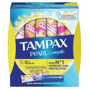 Tampax Compak Pearl Regular 16 Tεμαχίων
