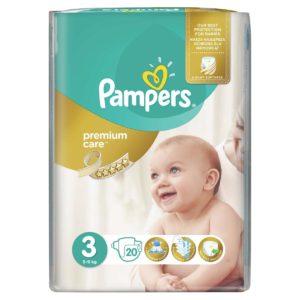 Pampers Premium Care Νο3 (5-9kg) Συσκ.20 Tεμαχίων cp