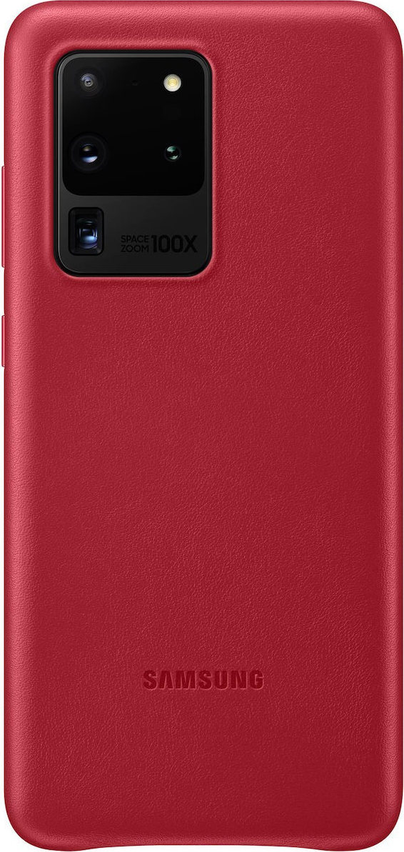 Samsung Leather Cover Galaxy S20 Ultra_SM-G988, red