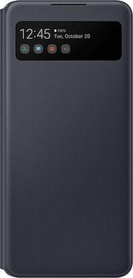 Samsung S View Wallet Cover Galaxy A72, black (EF-EA725PBEGEW)