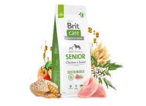BRIT CARE Sustainable Dog Senior CHICKEN & INSECT 3kg