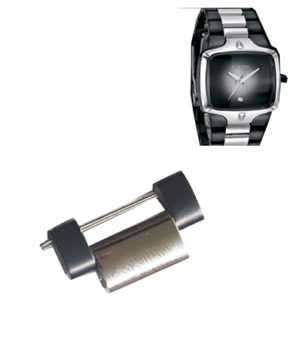 NIXON PLAYER/SENTRY EXTRA LINK STAINLESS STEEL/BLACK