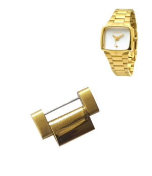 NIXON SMALL PLAYER EXTRA LINK SS GOLD