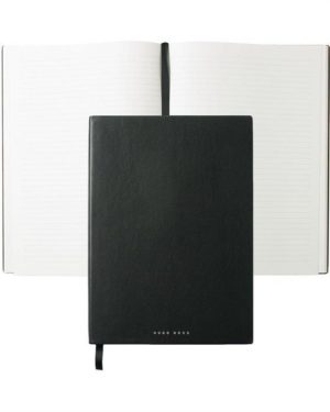 HUGO BOSS HNF808A Σημειωματάριο A4 Stripe Black Notebook