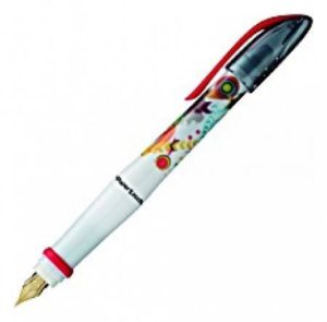 PaperMate Back to School Comfort Grip Fountain Pen TEEN design White
