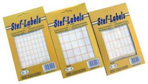 Stef Labels Ετικέτες Αυτοκόλλητες 100x030χιλ. 5/Φ. Λευκ. 40φ. 56100-60