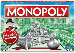 Hasbro Επιτραπέζιο Παιχνίδι Monopoly με Νέα Πιόνια για 2-6 Παίκτες 8+ Ετών C1009