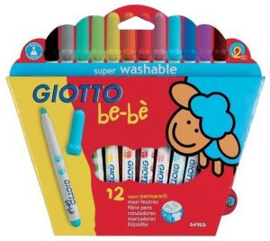 Giotto Μαρκαδόροι Be-Be 12pcs Super Washable 466700