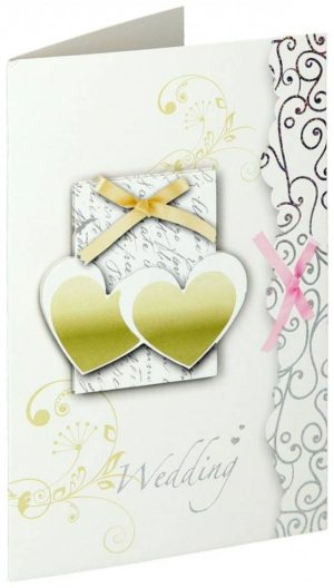 Spirit Ευχετήρια Κάρτα 3D Γαμήλια Δαχτυλίδια Και Τριαντάφυλλα PM402357