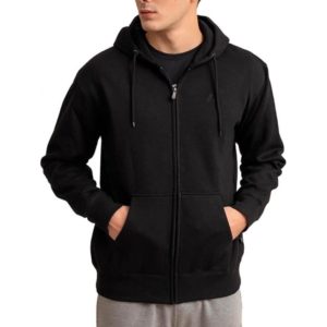 RUSSELL ATHLETIC Ζακέτα FULL ZIP HOODIE BLACK A2-005-2-099