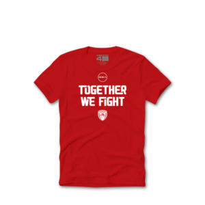 GSA T-shirt Together We Fight Stronger Olympiacos B.C. Euroleague 2021-22 RED 17473208-66