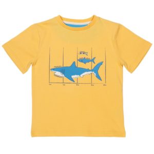 T-shirt κίτρινο Megalodon Kite οργανικό βαμβάκι