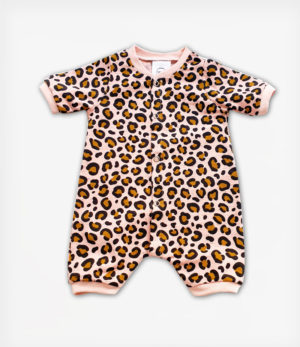Ολόσωμο Φορμάκι Leopard Pink Tiny Toes 6-12 μηνών (68-80 εκ.)
