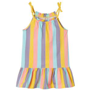 Φόρεμα παιδικό Name It Colorful Stripes 5-6 ετών (110-116εκ.)