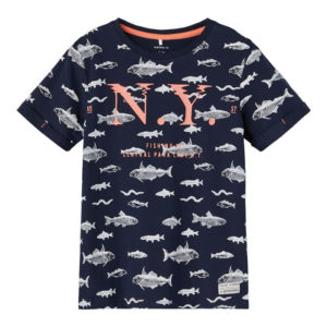 T-shirt παιδικό Name It Fishing in N.Y. 13-14 ετών (158-164εκ.)