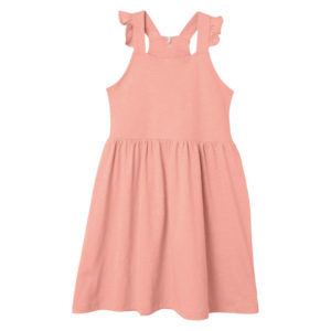 Φόρεμα παιδικό NAME IT Heria Peach Bud 5-6 ετών (110-116εκ.)
