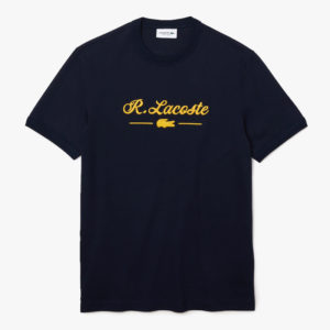 Lacoste ανδρικό T-shirt με κεντημένο lettering