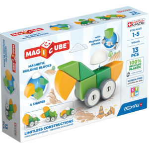 Παιχνίδι Magicube Wheels 13-Green Geomag