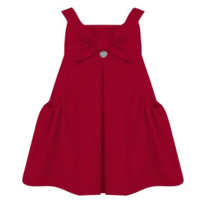 Παιδικό Φόρεμα Lapin Red Bow 4-5 ετών (104-110εκ.)