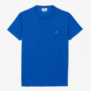 T-shirt ανδρικό Lacoste με λαιμόκοψη Royal Blue XXL
