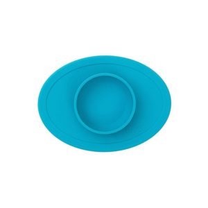 Δίσκος και πιάτο σε ένα Tiny Bowl Blue Ezpz