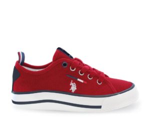 Sneakers παιδικά με κορδόνια WAVE Red 149 U.S. POLO ASSN 36