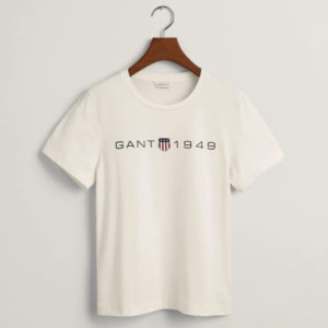 T-Shirt γυναικείο GANT Archive Shield Print White