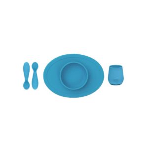 Εκπαιδευτικό σετ φαγητού (4m+) Tiny Blue Ezpz