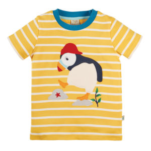 T-shirt παιδικό “Penguin” Frugi οργανικό βαμβάκι