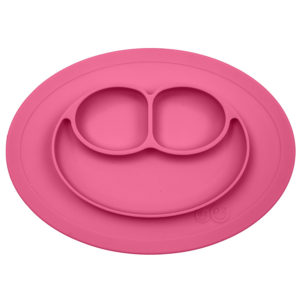 Εκπαιδευτικό πιάτο Ezpz 12+ μηνών Happy Mini Mat Pink