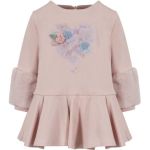 Φόρεμα παιδικό Lapin Pink Flowers 5-6 ετών (110-116εκ.)
