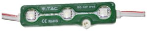 LED Module Αδιάβροχο με 3 SMD 5050 12v Πράσινο 5119