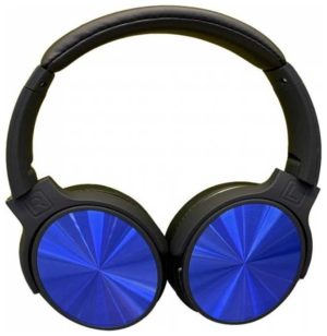 V-TAC Ασύρματα Ακουστικά Bluetooth Περιστρεφόμενα και Επαναφορτιζόμενα 500mah σε Μπλε χρώμα 7728