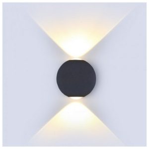 Φωτιστικό Τοίχου Απλίκα V-TAC Φως Πάνω Κάτω, Σώμα Μαύρο, 6W Φως Ημέρας 8304