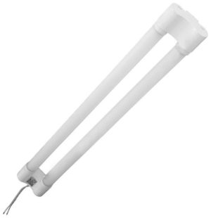 LED V-TAC Σκαφάκι Διπλό με Λάμπες Τύπου Φθορισμού T8 60cm 18W Shoplite Nano Φως Ημέρας 6313